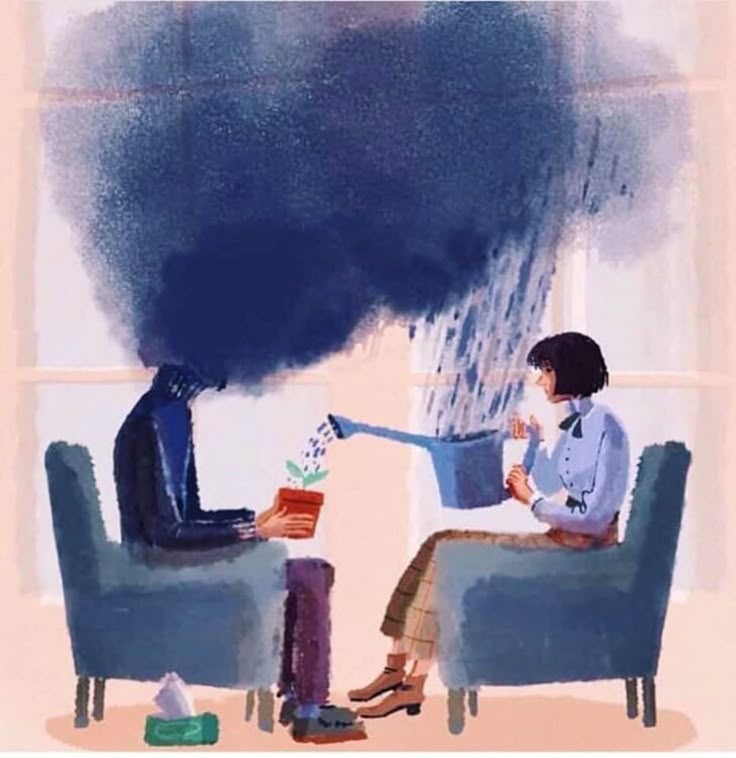 Great depiction of therapy Great depiction of therapy